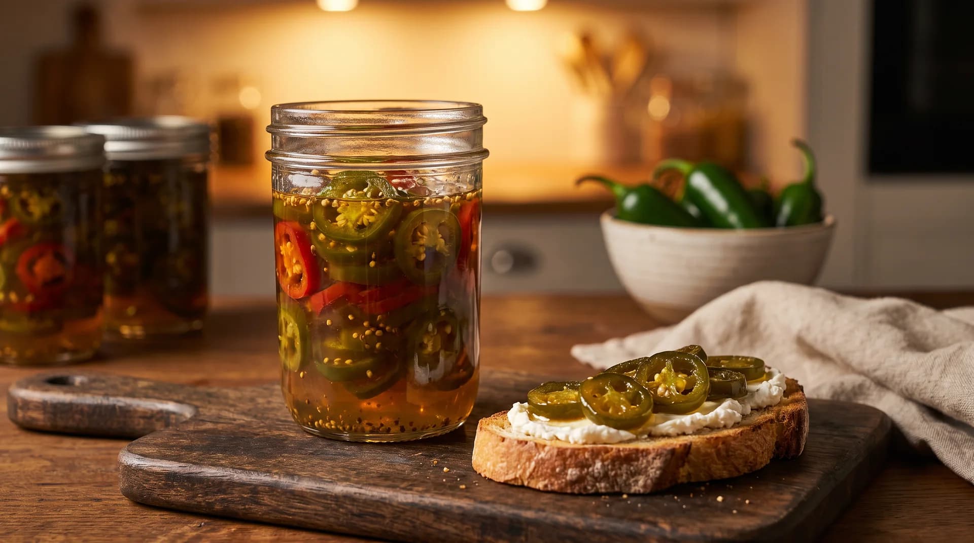 Jelibon Biber Turşusu Tarifi (Candied Jalapeno Tatlı-Acı Biber)