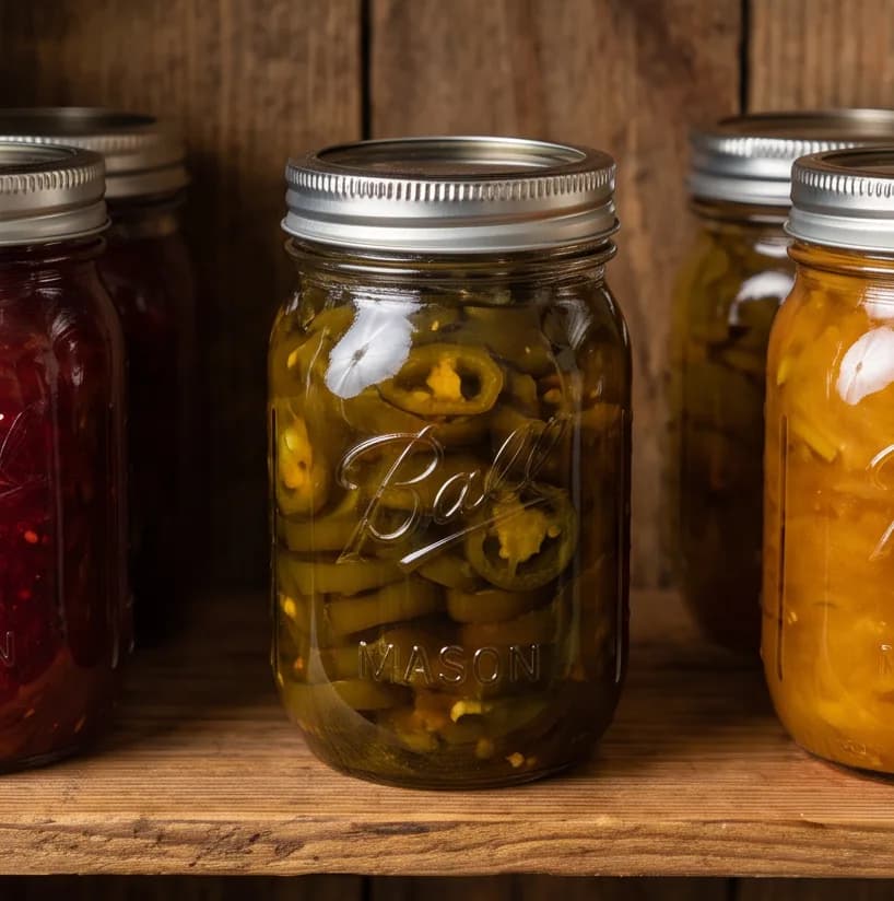 Jelibon Biber Turşusu Tarifi (Candied Jalapeno Tatlı-Acı Biber) — Adım 6: Sıcak Vakumlama ve Dinlendirme