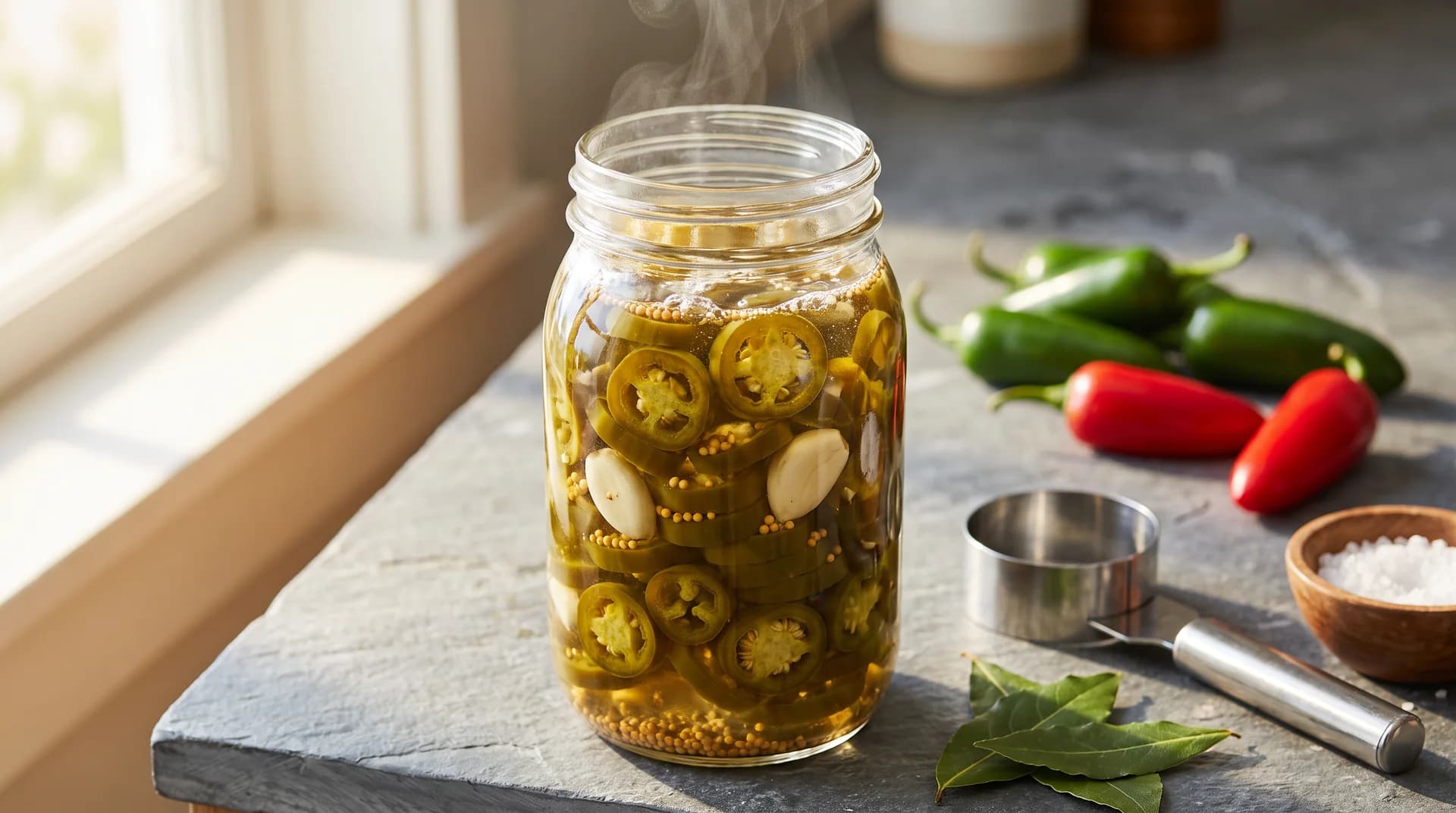 Kaynar Suyla Jalapeno Biber Turşusu Tarifi