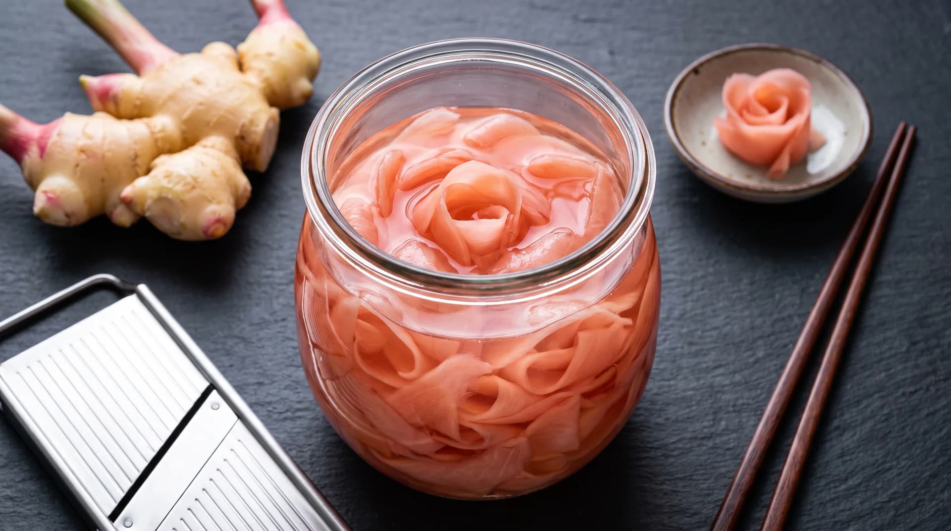 Sushi Usulü Pembe Zencefil Turşusu (Gari) Nasıl Yapılır?